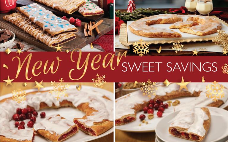 $4 savings for Eggnog, Cranberry, Cranberry Nut, Holiday Stick Sampler